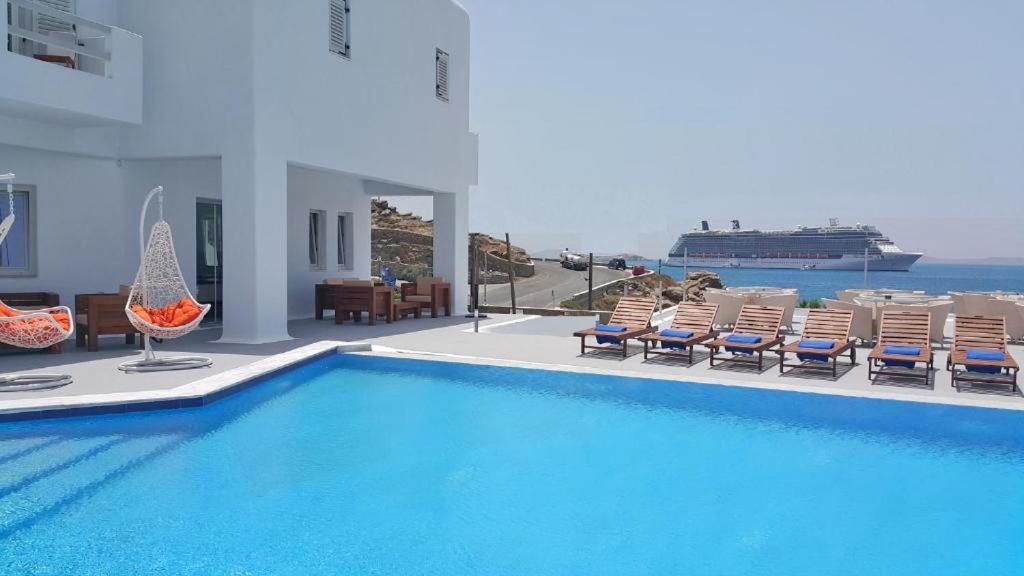 Smy Bellevue Mykonos Hotel Mykonos Town Kültér fotó